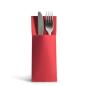 Preview: 50 Airlaid Besteckservietten Bestecktaschen rot