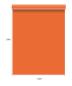 Preview: Airlaid Vlies Tischdecke orange 24m x 1,20m