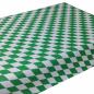 Preview: Junopax Papiertischdecke Raute weiß-grün