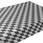 Preview: Junopax Papiertischdecke Raute weiß-schwarz