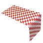 Preview: Junopax Tischläufer Raute weiß-rot