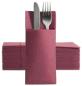 Preview: 1250 Softpoint Besteckservietten Bestecktaschen bordeaux