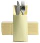 Preview: 1250 Softpoint Besteckservietten Bestecktaschen creme