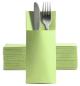 Preview: 50 Softpoint Besteckservietten Bestecktaschen limette