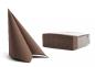 Preview: 50 Servietten Softpoint  38x38cm braun