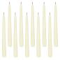 Preview: 10 Spitzkerzen creme 23,5 x 245 mm