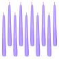 Preview: 10 Spitzkerzen lila 23,5 x 245 mm
