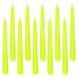 Preview: 10 Spitzkerzen limette 23,5 x 245 mm