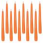 Preview: 10 Spitzkerzen orange 23,5 x 245 mm