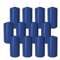 Preview: 12 Stumpen Kerzen 60x120mm dunkelblau