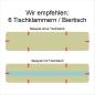 Preview: Befestigung mit Tischklammern