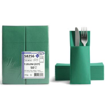 Bestecktaschen grün
