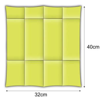 50 Airlaid Besteckservietten Bestecktaschen kiwi