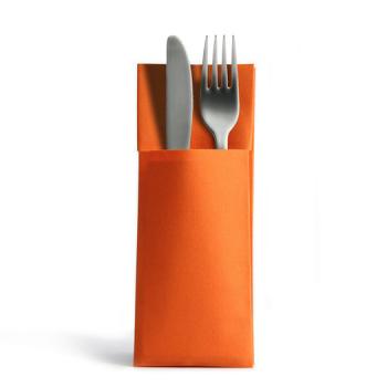 1250 Airlaid Besteckservietten Bestecktaschen orange