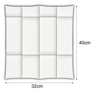 50 Airlaid Besteckservietten Bestecktaschen weiß