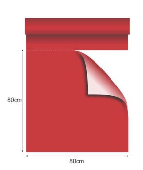 30 Mitteldecken 80cm x 80cm rot Vlies CHIC Airlaid perforiert