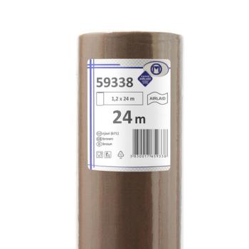 Airlaid Vlies Tischdecke braun 24m x 1,20m