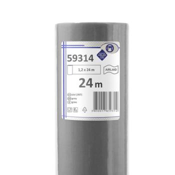 Airlaid Vlies Tischdecke grau 24m x 1,20m