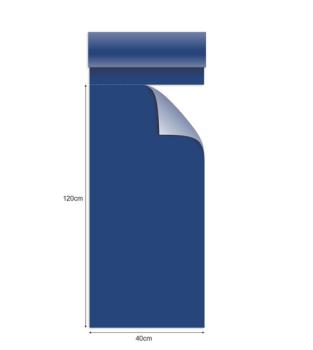 20 Tischläufer 40cm x 120cm blau Vlies CHIC Airlaid perforiert