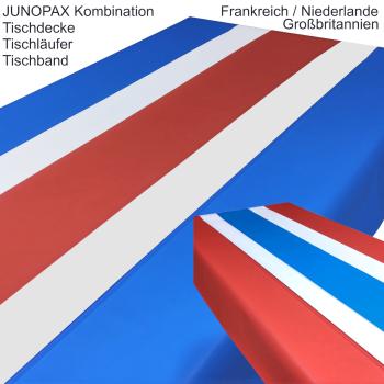 Junopax Papiertischdecke mit Tischläufer und Tischband