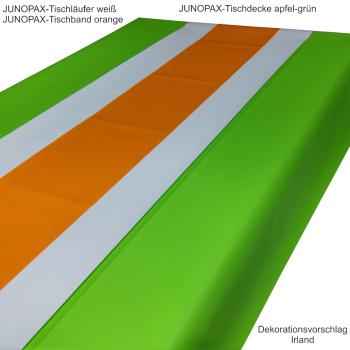 Junopax Papiertischdecke mit Tischläufer und Tischband