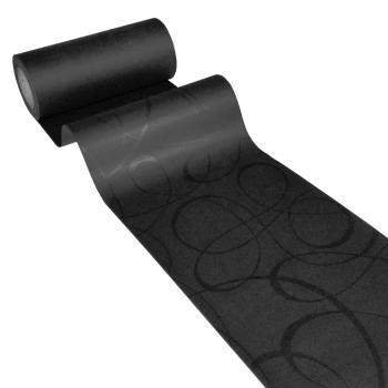 JUNOPAX Papier Tischläufer 50m x 0,20m LOOP schwarz