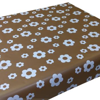 Junopax Papiertischdecke Blüte braun