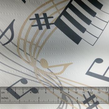 JUNOPAX Papiertischdecke 50m x 0,75m Musik