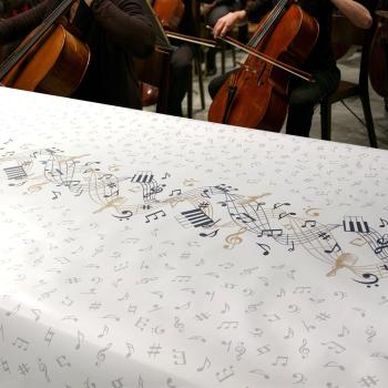 JUNOPAX Papiertischdecke 50m x 1,15m Musik