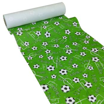 JUNOPAX Papier Tischläufer 50m x 0,40m Fußball