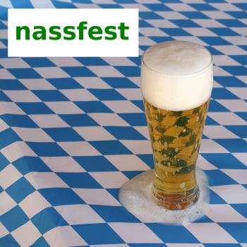 Junopax Papiertischdecke ist nassfest