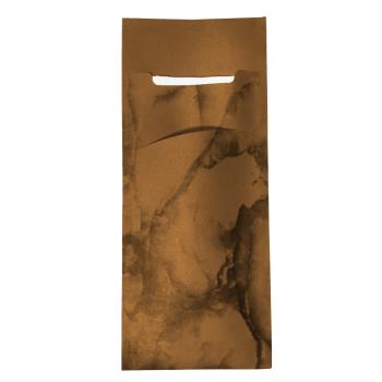 520 Bestecktaschen mit Serviette Rost braun 20 cm