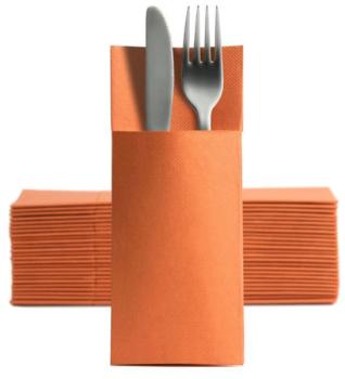 1250 Softpoint Besteckservietten Bestecktaschen orange