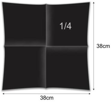 50 Servietten Softpoint  38x38cm schwarz