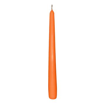 10 Spitzkerzen orange 23,5 x 245 mm