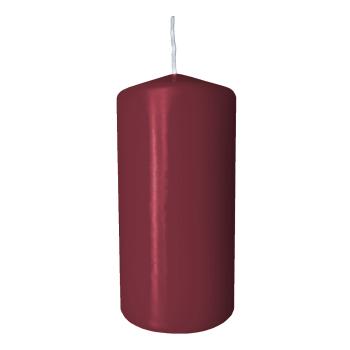 Stumpenkerze bordeaux