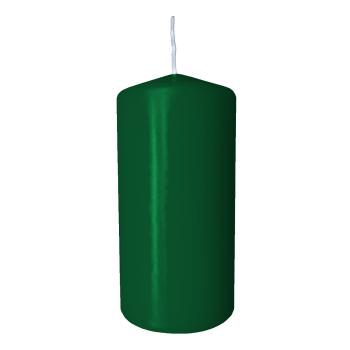 Stumpenkerze dunkelgrün