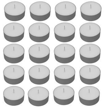 20 Maxi Teelichter 10 Stunden Brenndauer Durchmesser 58 mm