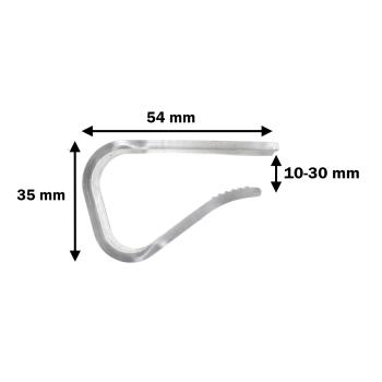 Befestigung mit Tischklammern
