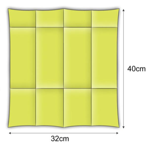 50 Airlaid Besteckservietten Bestecktaschen kiwi