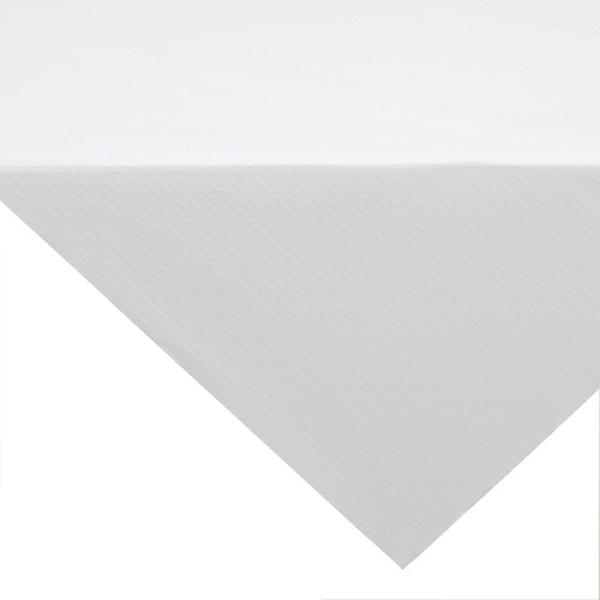 250 Papiertischdecken 80 cm x 80 cm weiß Mitteldecken mit Damastprägung