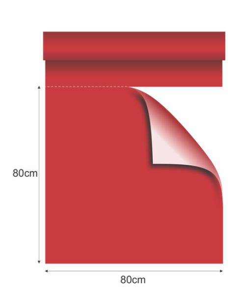 30 Mitteldecken 80cm x 80cm rot Vlies CHIC Airlaid perforiert
