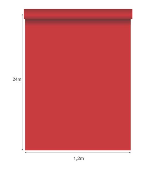 Airlaid Vlies Tischdecke rot 24m x 1,20m