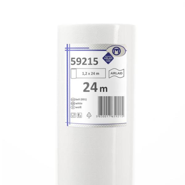 Airlaid Vlies Tischdecke orange 24m x 1,20m