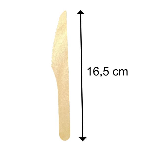 100 Holz-Messer biologisch kompostierbar
