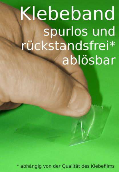 Entfernen von Klebeband