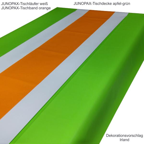 Junopax Papiertischdecke mit Tischläufer und Tischband