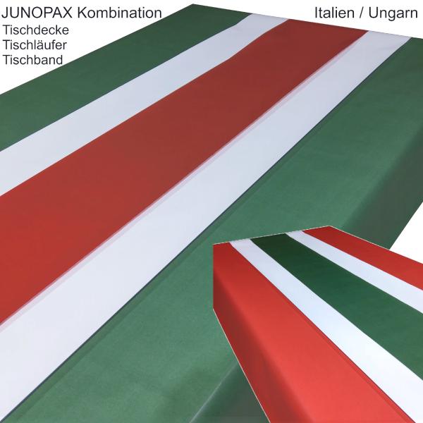 Junopax Papiertischdecke mit Tischläufer und Tischband