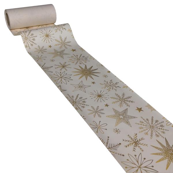 JUNOPAX Papier Tischläufer 50m x 0,20m Weihnachten