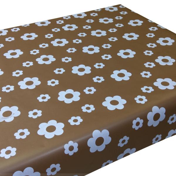 Junopax Papiertischdecke Blüte braun